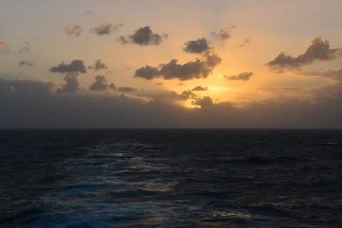 Sunset Gulf of Mexico Stock Photos