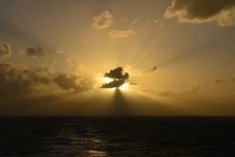 Sunset Gulf of Mexico Stock Photos