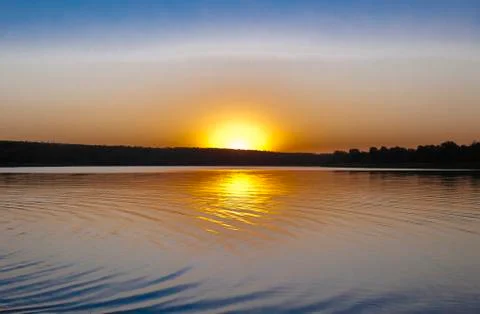 Sunset in the Gulf Stock Photos