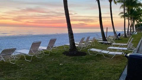 Sunset on the Gulf Stock Photos