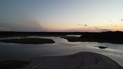 Sunset Hamptons 01 Video stock 305593763