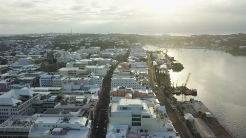 Sunset at harbour Stock Footage 210455551