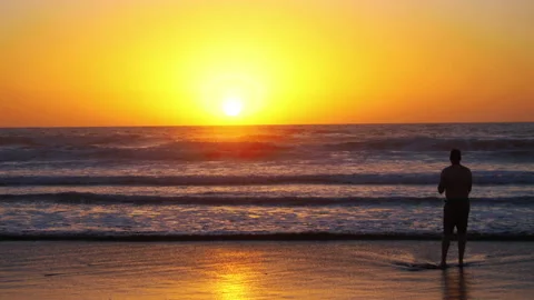 Sunset in Hawaii in 4K Stock Footage 86436005