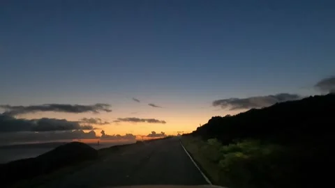 Sunset of hawaii Stock Footage 167859424