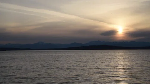 Sunset Hazy Summer Evenings Stock Footage 68660358