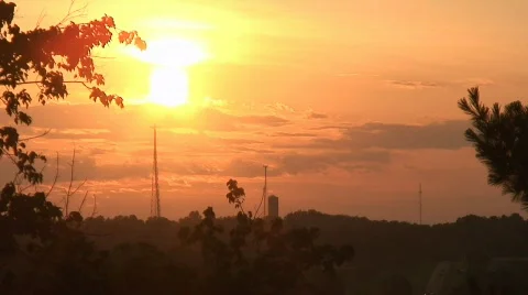 Sunset HD Stock Footage 756786