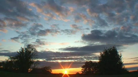 Sunset HD Stock Footage 758050