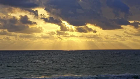 Sunset with high constrasts Stock Footage 264944366