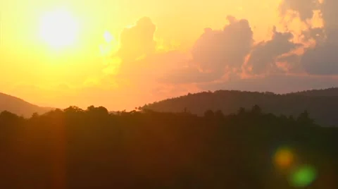 Sunset Highlands NC Stock Footage 882708