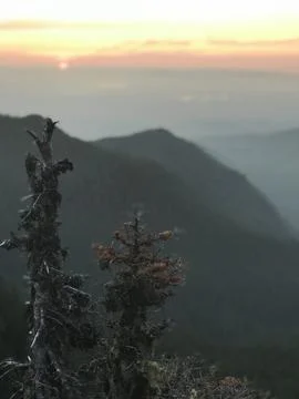 Sunset Hike Foto stock