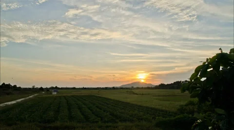 Sunset hills Stock Footage 37304891