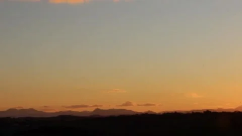 Sunset hilly Stock Footage 147970628