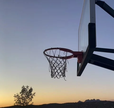 Sunset Hoop Stock Footage 194501860