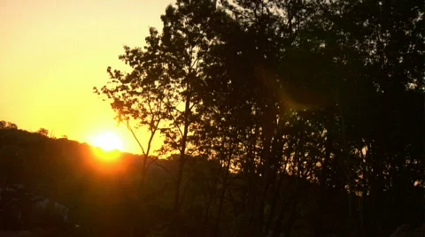 Sunset Horizon Stock Footage 302800