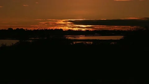 SUNSET ON THE HORIZON Stock Footage 161402490