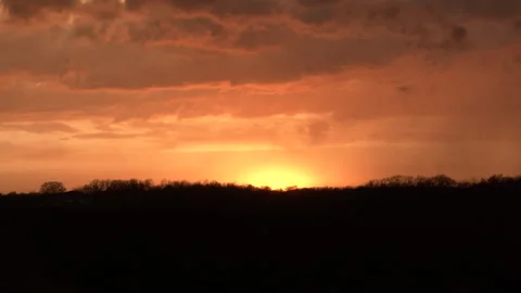 Sunset Horizon Stock Footage 335654492