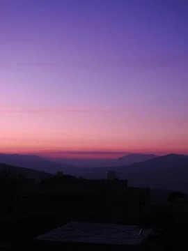 Sunset horizon Stock Photos