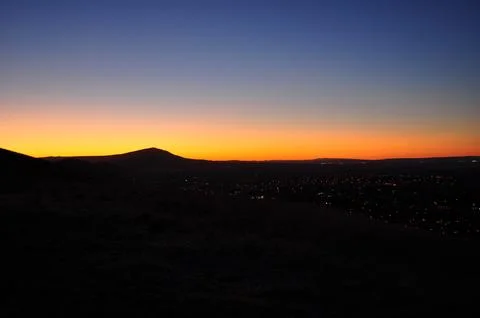 Sunset Horizon Foto stock