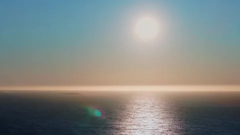 Sunset on the horizon of the sea Stock Footage 260906021