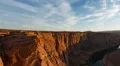 sunset at Horseshoe bend facing south time lapse tight 3 Video HD