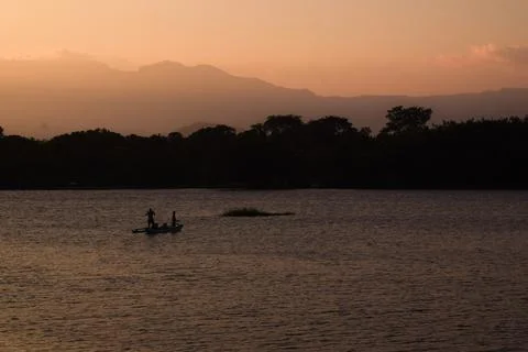 Sunset hour 库存照片