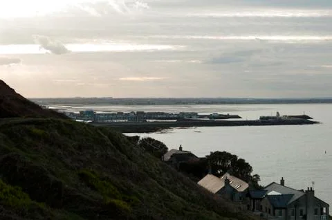 Sunset in howth, ireland Stock Photos