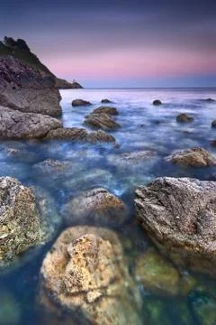 Sunset in howth Stock Photos