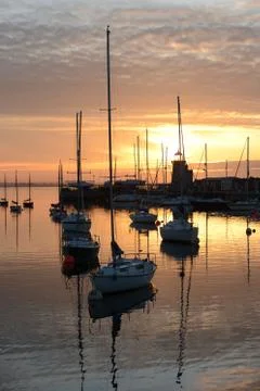 Sunset at howth Stock Photos