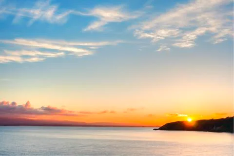 Sunset at howth Stock Photos