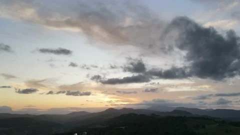 Sunset Hyperlapse dark landscape Stock Footage 232564059