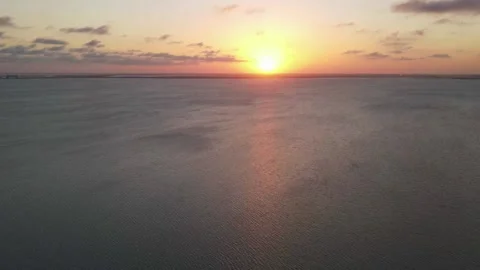 Sunset Hyperlapse Galveston Bay 스톡 동영상 200981056