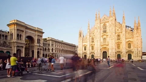 Duomo Milan Sunset Royalty-Free Images, Stock Photos & Pictures