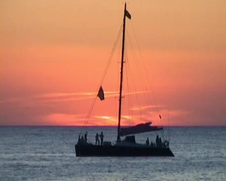 Sunset on Ibiza Stock-Footage 88592