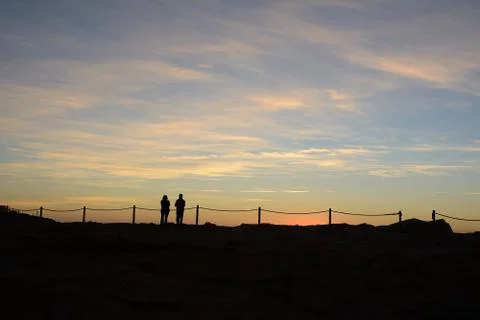Sunset in ibiza 库存照片
