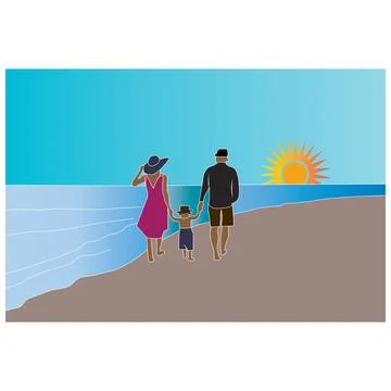 Sunset icon Stock-Illustration