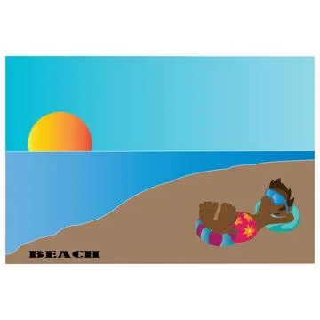Sunset icon Stock-Illustration