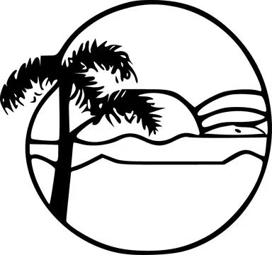 Sunset icon vector symbol design illustration Stock Illustration