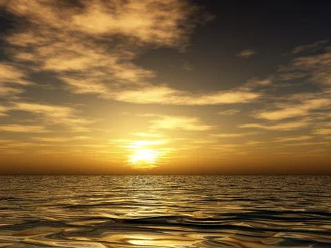 Sunset Illustrazione stock