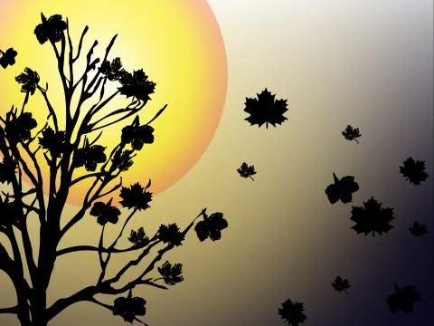 Sunset 스톡 일러스트