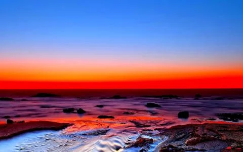 Sunset Stock Illustration