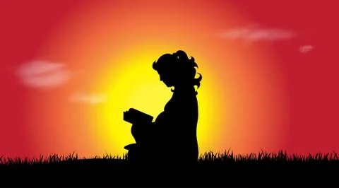 Sunset Stock Illustration