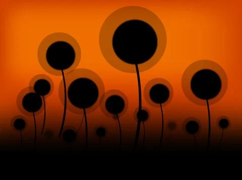 Sunset Stock Illustration