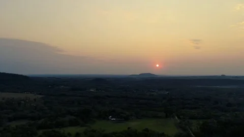 Sunset in Independencia Paraguay Stock Footage 116723708