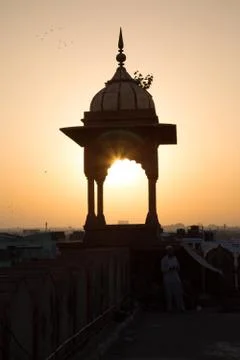 Sunset in India Stock Photos