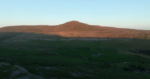 Sunset at Ingleborough Stock Footage 312465198