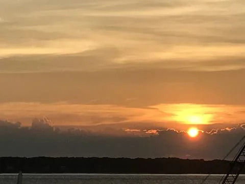 Sunset at Intercoastal Foto stock