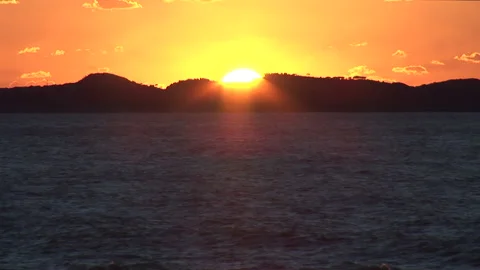 Sunset on Ischia island Stock Footage 160488823