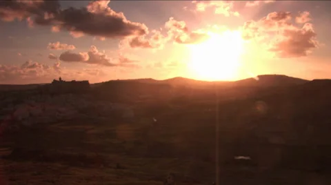 Sunset on the island of Malta,timelapse 스톡 동영상 37689327