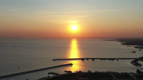 Sunset Istanbul Asian Side Stock Footage 130969602