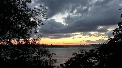 Sunset in Istanbul Stock-Footage 48259153